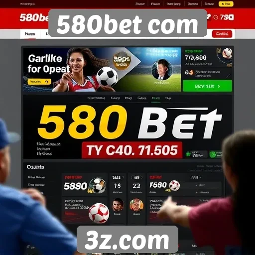 Navegação e usabilidade do site 580bet com